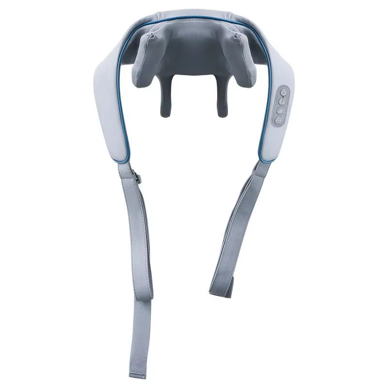 Multi-Functional Neck and Shoulder Massager U-Shaped Deep Tissue Shiatsu Electric Air Compress Kneading Back Massager