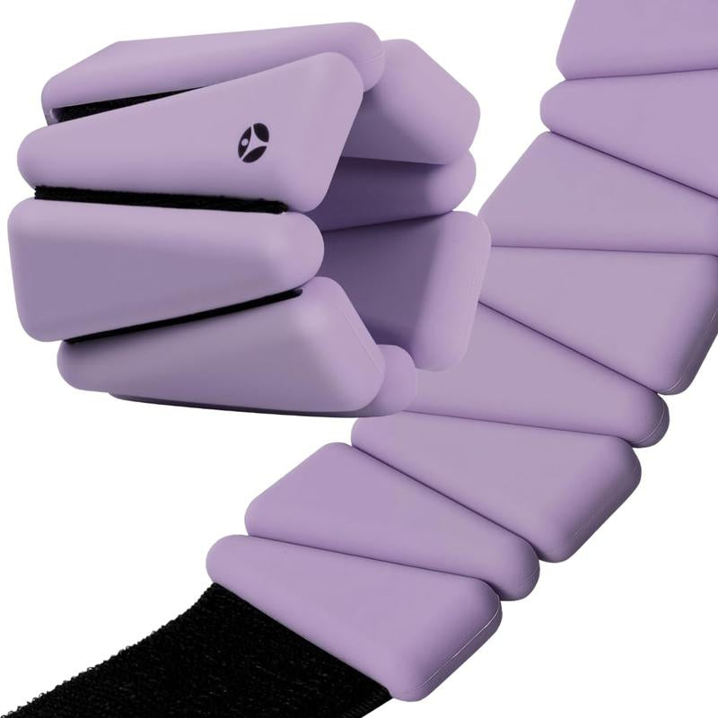 Omweights - Wrist and Ankle Weights for Women and Men | Elevate Your Workouts with Weighed Bangles | Cardio, Yoga, and Pilates Ankle Weights for Women and Men | Adjustable Leg and Arm Weights 1Lb Each (Ancient Adventure)