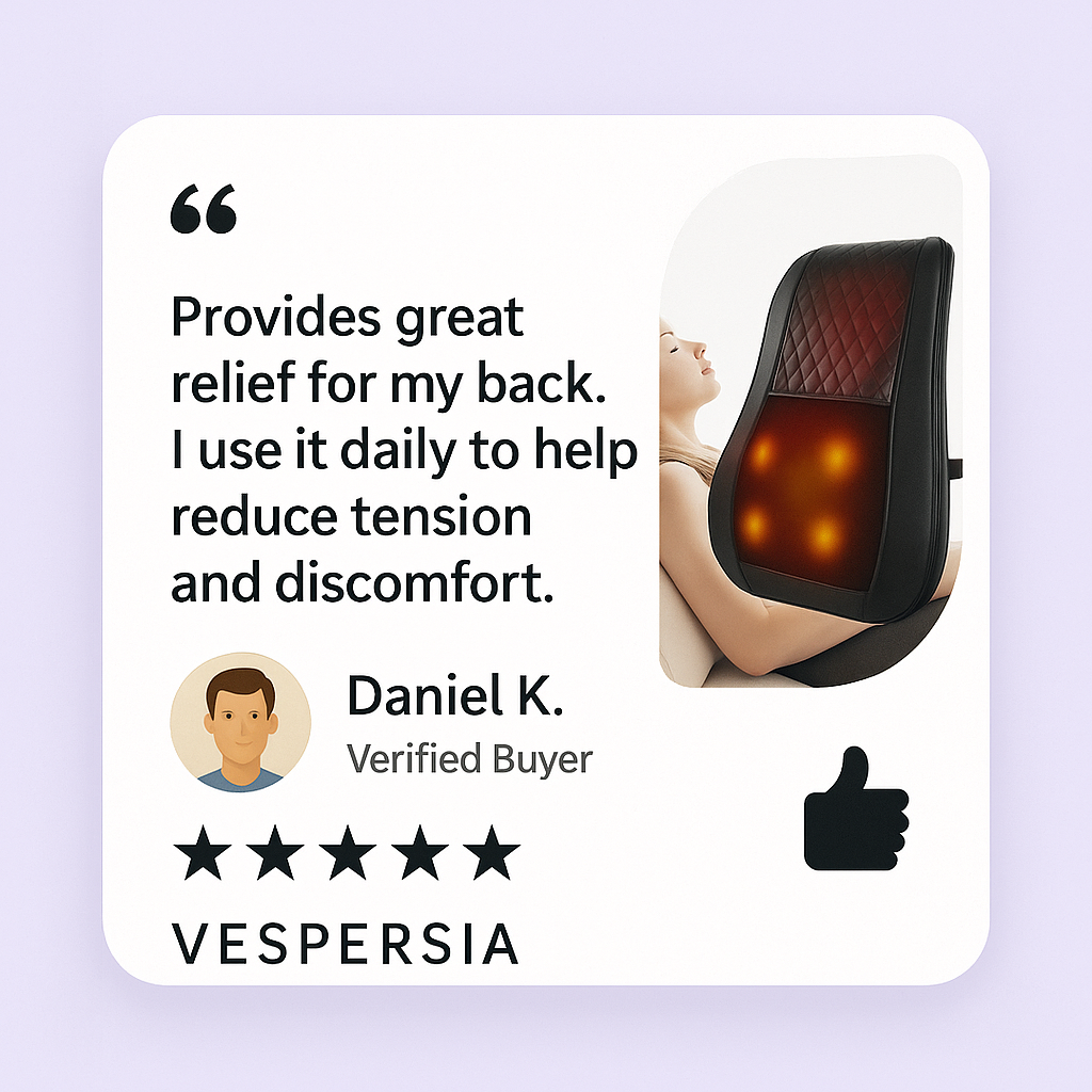 Cordless 3D Shiatsu Back Massager
