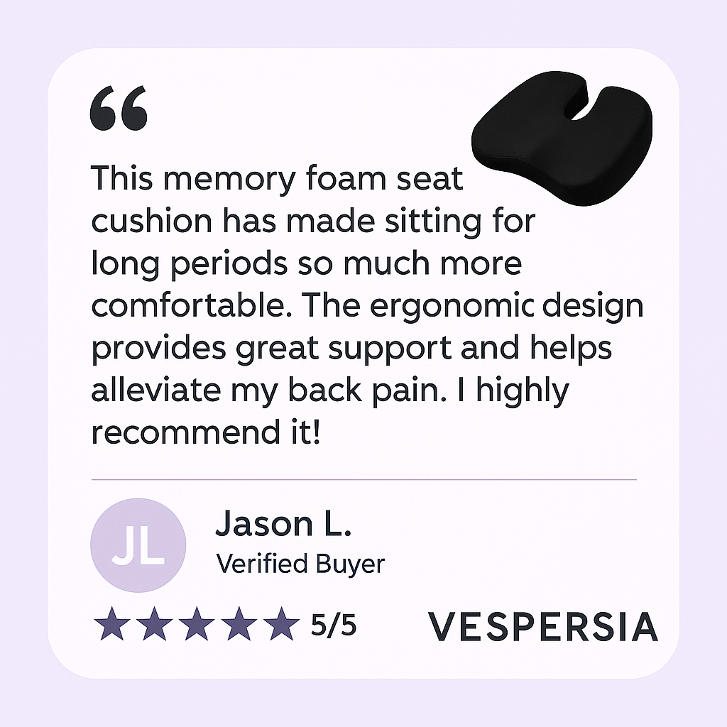 Memory Foam Seat Cushion