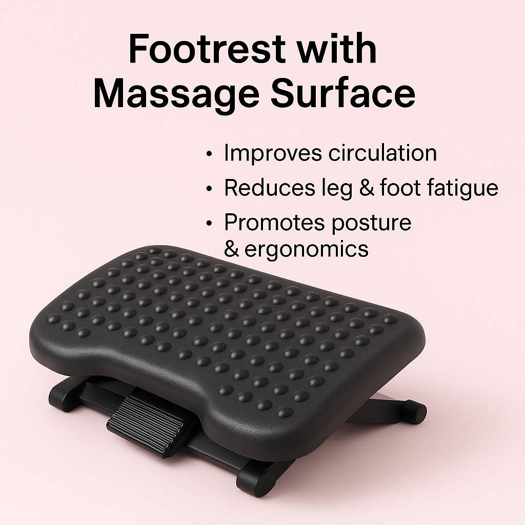 Adjustable Under Desk Footrest