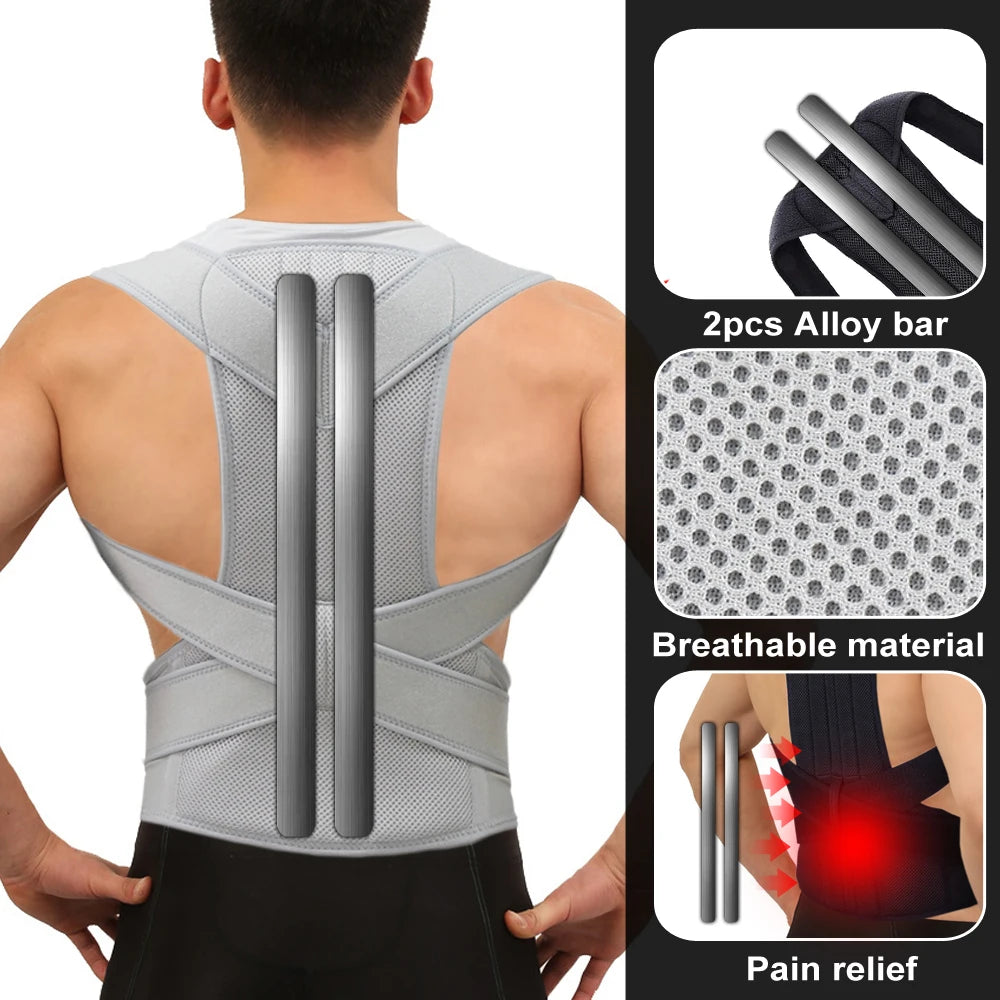 Upper Back Posture Corrector – Straighten Back & Shoulders