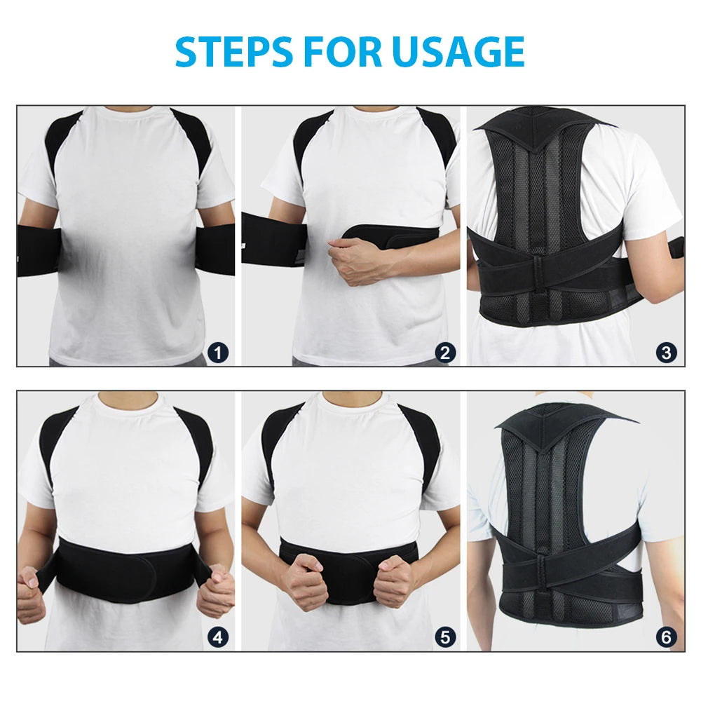 Upper Back Posture Corrector – Straighten Back & Shoulders