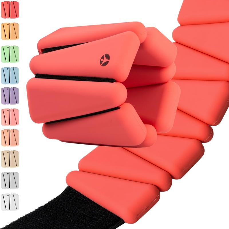 Omweights - Wrist and Ankle Weights for Women and Men | Elevate Your Workouts with Weighed Bangles | Cardio, Yoga, and Pilates Ankle Weights for Women and Men | Adjustable Leg and Arm Weights 1Lb Each (Ancient Adventure)