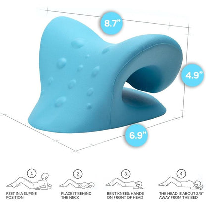 Neck Hump Corrector, Neck and Shoulder Relaxer for Pain Relief, Ergonomic Neck Pillow, Cervical Spine Alignment, Neck Curve Corrector