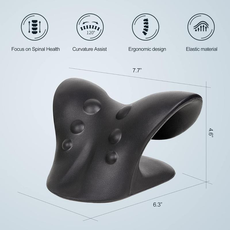 Neck Hump Corrector, Neck and Shoulder Relaxer for Pain Relief, Ergonomic Neck Pillow, Cervical Spine Alignment, Neck Curve Corrector