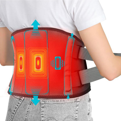 Alljoy Heated Lumbar Support Belt – Adjustable, Cordless & Portable Massager