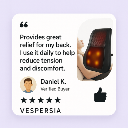 Cordless 3D Shiatsu Back Massager