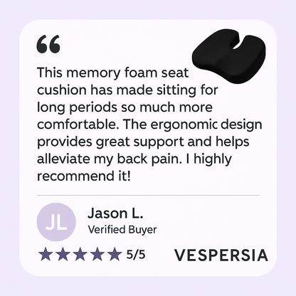 Memory Foam Seat Cushion