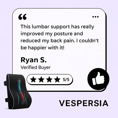 Memory Foam Lumbar Support Pillow