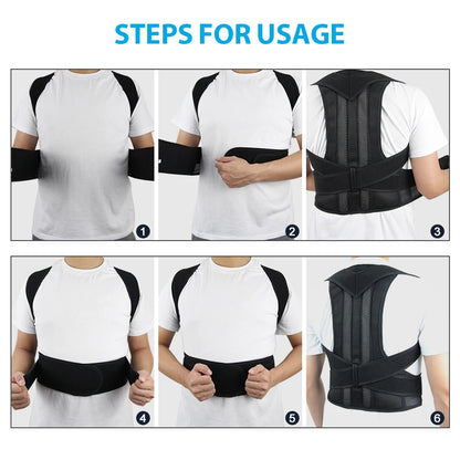 Upper Back Posture Corrector – Straighten Back & Shoulders