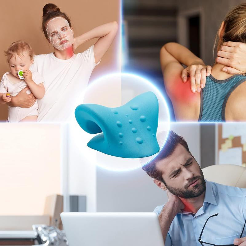 Neck Hump Corrector, Neck and Shoulder Relaxer for Pain Relief, Ergonomic Neck Pillow, Cervical Spine Alignment, Neck Curve Corrector
