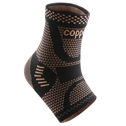 Adjustable Compression Copper Fiber Ankle Support, Suitable for Men and Women, Running, Hiking, Basketball, Ankle Support, Sport