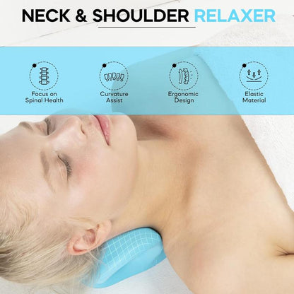 Neck Hump Corrector, Neck and Shoulder Relaxer for Pain Relief, Ergonomic Neck Pillow, Cervical Spine Alignment, Neck Curve Corrector